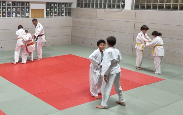 Judo-Kids mit Spass und Eifer dabei